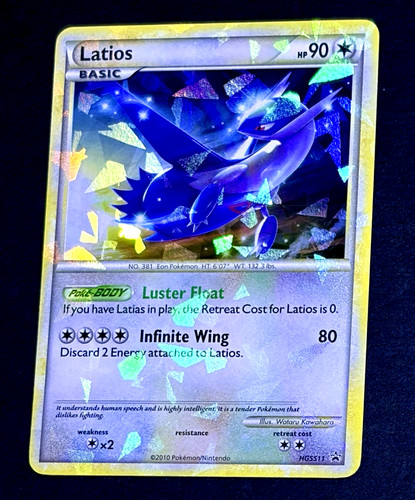 Carta rara pokemon latios 2010 - rara,